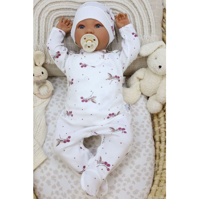 Kūdikio kraitelis - drabužėliai naujagimiui "Berry" 5 dalių 