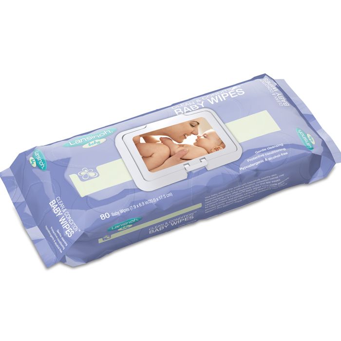 Drėgnos servetėlės Lansinoh