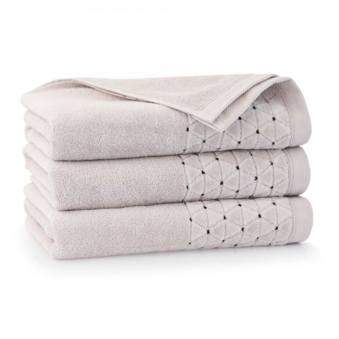 Rankšluostis "Diamond" 140x70 cm smėlio spalvos