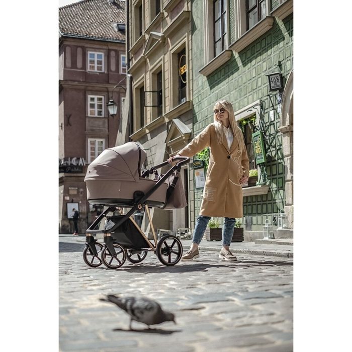 Roan vežimėlis 2/1 iVI Cocoa/Rose Gold