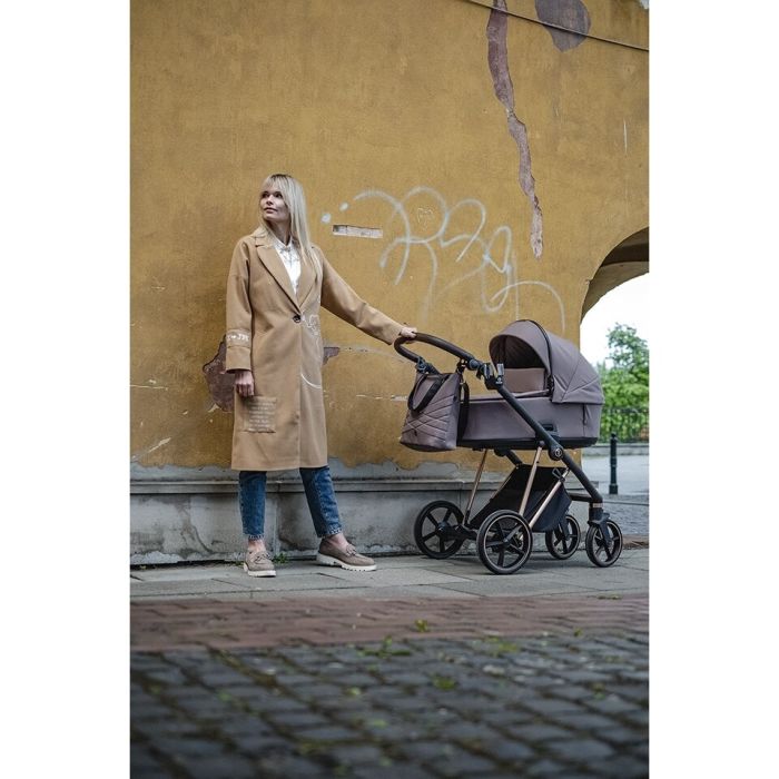 Roan vežimėlis 2/1 iVI Cocoa/Rose Gold