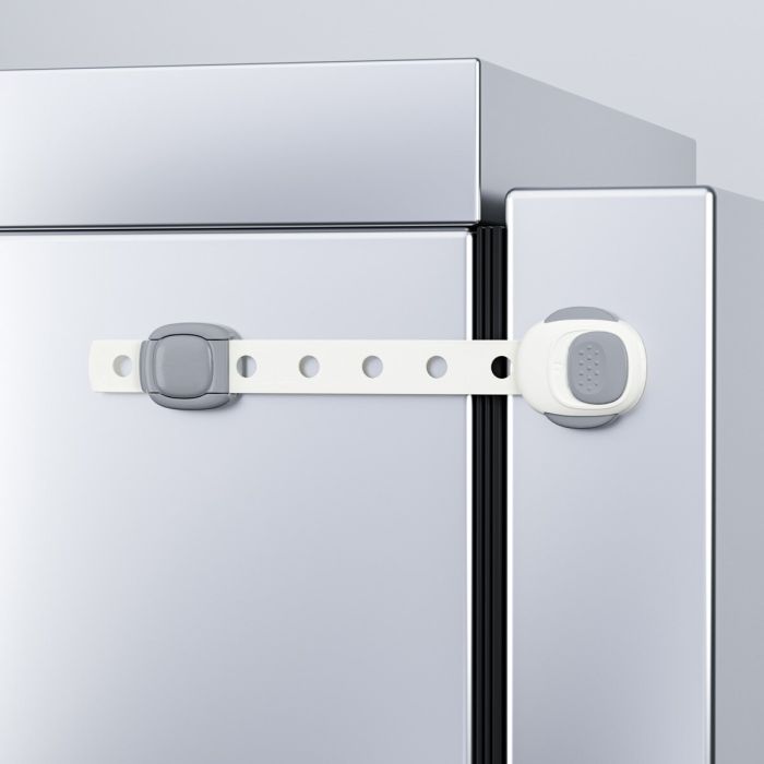 Babyono apsauga universali stalčiams ir šaldytuvui 2 vnt balta 1643