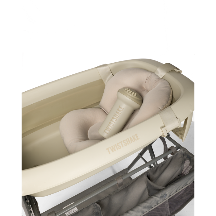 Twistshake vonelė sulankstoma stovas pagalvė piltuvėlis kreminė 79147