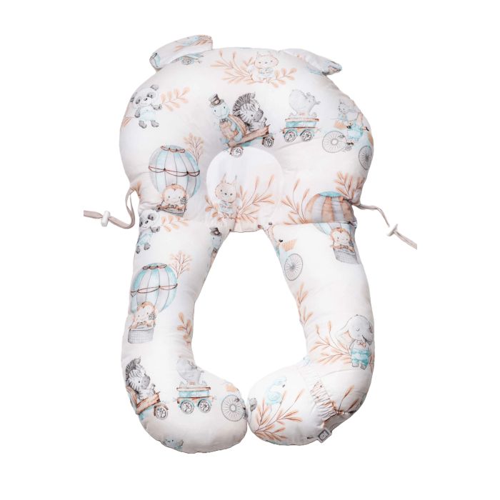 Ergonominė pagalvė kūdikiui - kokonas 45x70cm "Comfort"  ZOO NUGAT