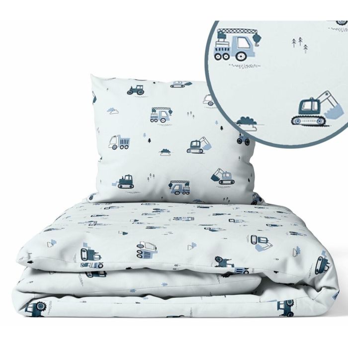 Ankras patalynė 2 d 135/100 40/60 ekskavatorius mėlyna