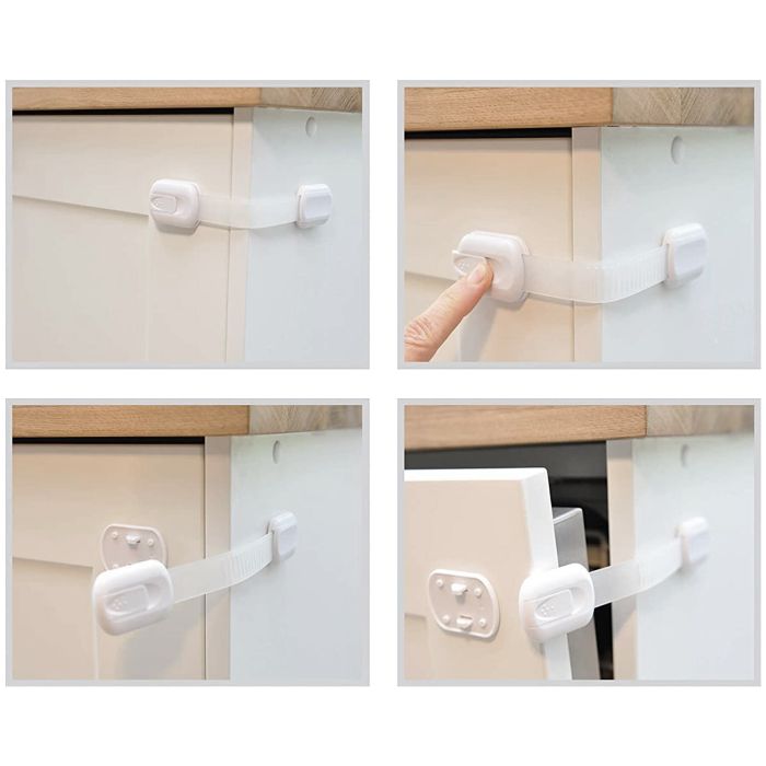 SIPO apsauga reguliuojama stalčiams durelėms 6 vnt SBS-217