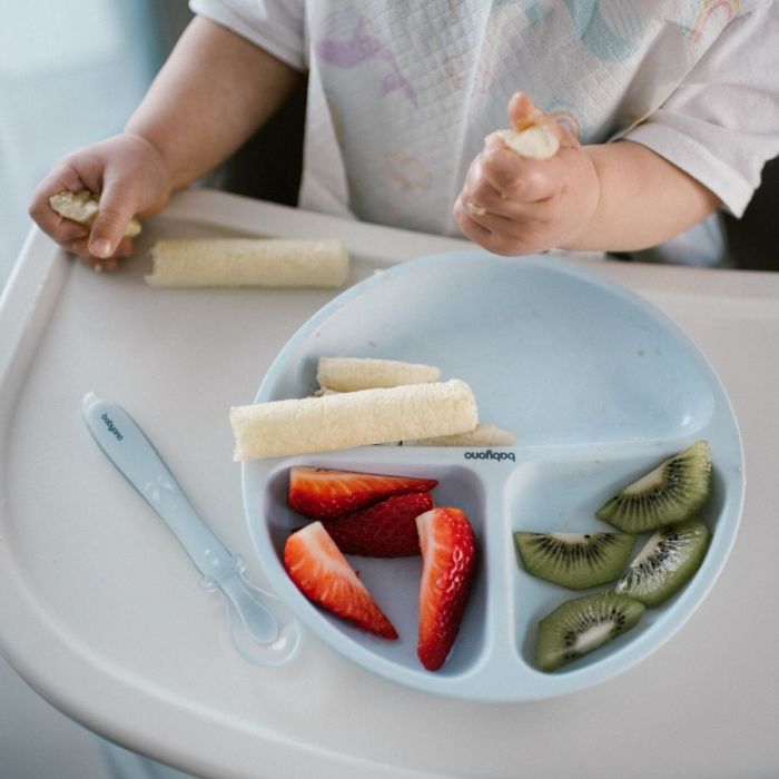 Babyono lėkštutė silikoninė neslystanti mėlyna 1482/01