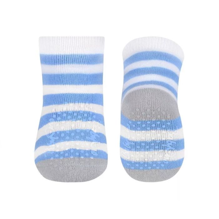 Frotinės kojinytės kūdikiui 6+ mėlynos spalvos