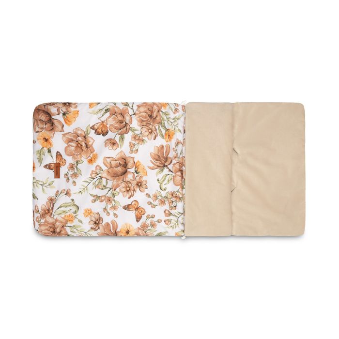 Miegmaišis į vežimėlį "FLORAL BEIGE" 