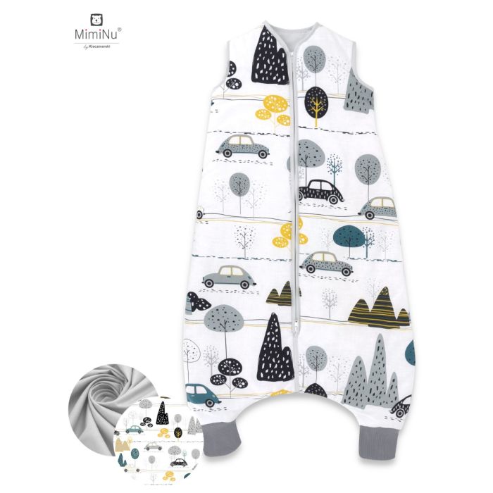 Miegmaišis kūdikiui "Car" su kojomis 2-2.5 TOG