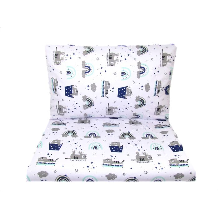 Patalynė kūdikio lopšiukui 80x70cm "Grey" 