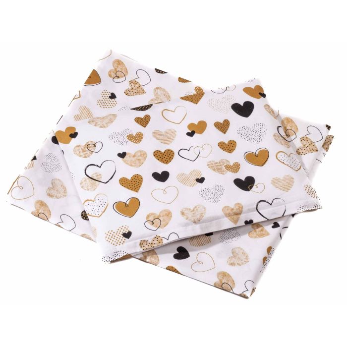 Patalynė kūdikio lopšiukui 80x70cm "My love" smėlio spalvos 