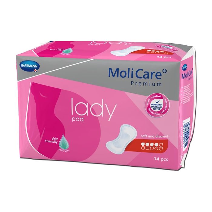 Molicare Premium 4D įklotai po gimdymo (urologiniai) 14vnt