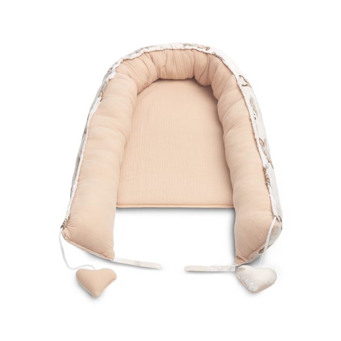 Kūdikio lizdelis iš muslino "SOUL FRIENDS" 