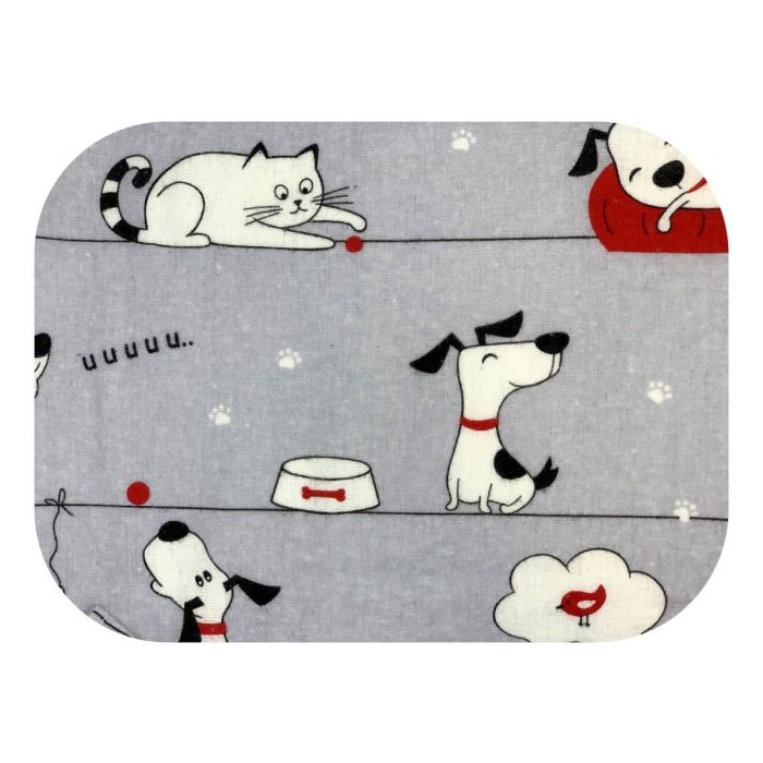 Daugkartinis neperšlampamas paklotas 45x55cm "Secret life"