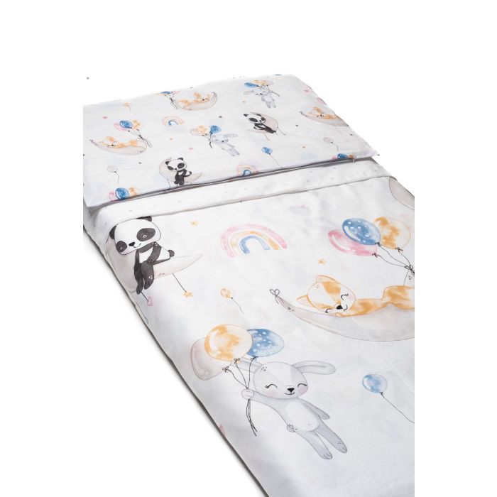 Patalynė kūdikiui 135x100 "Family party" + paklodė 120x60 