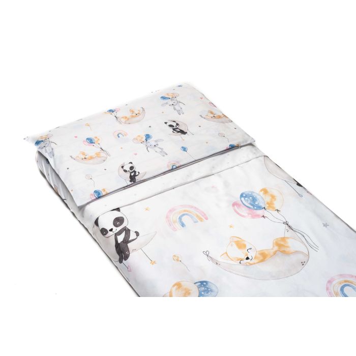 Patalynė kūdikiui 135x100 "Family party" + paklodė 120x60 