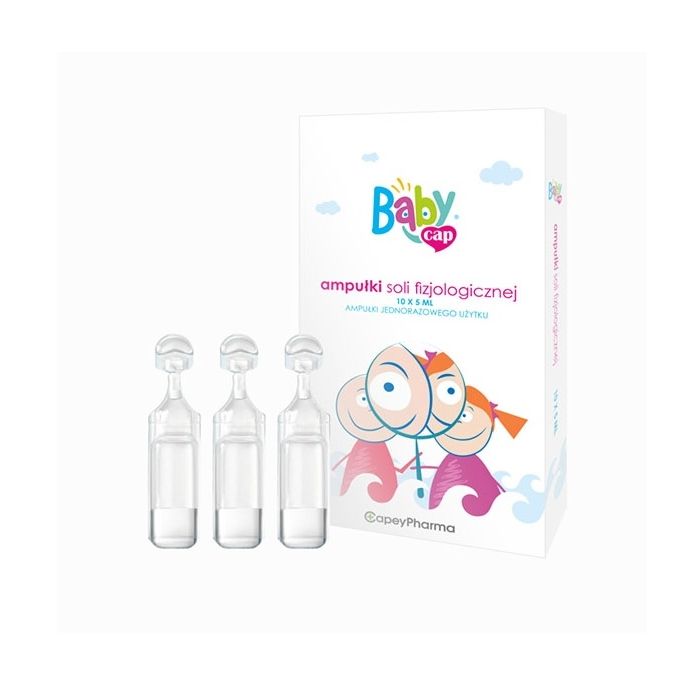 Fiziologinis vanduo ampulėse Babycap