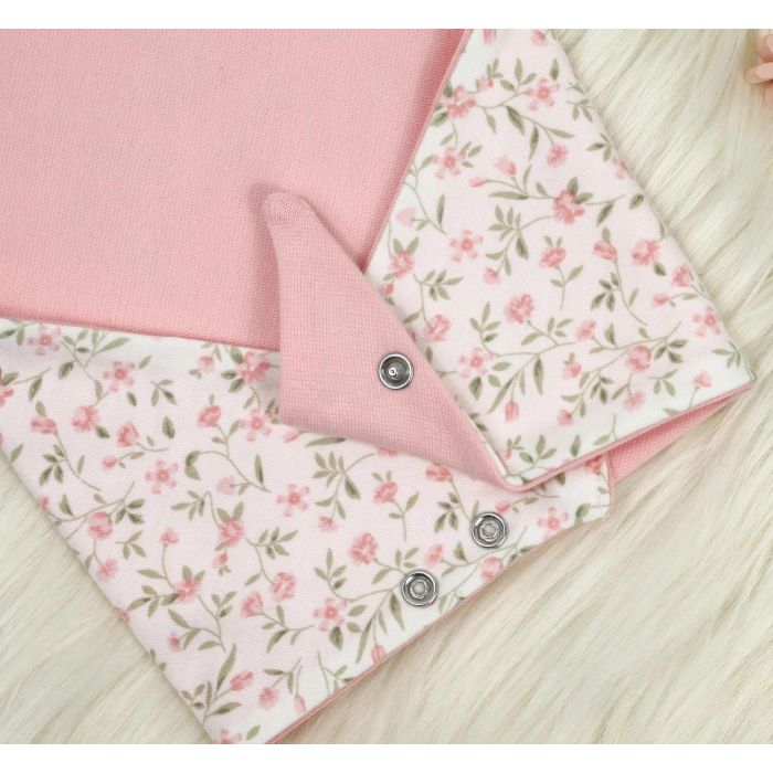 Kepurytė ir kaklaskarė kūdikiui "Candy pink" 