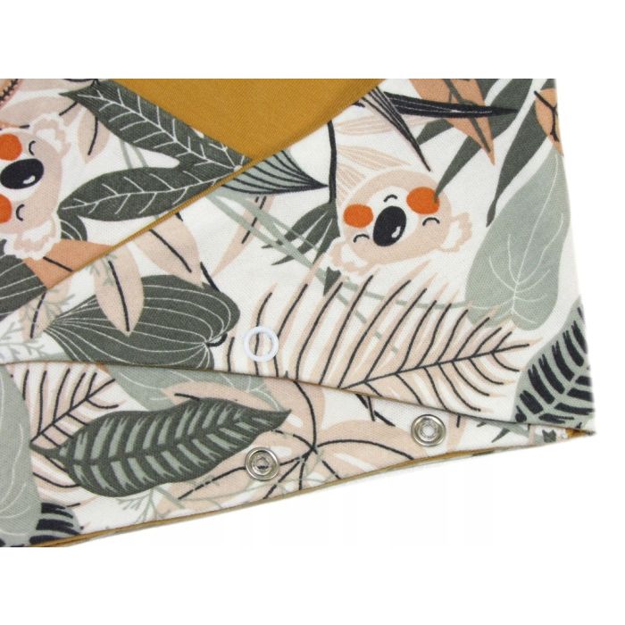 Kepurytė ir kaklaskarė kūdikiui "Cosy" - tropics brown