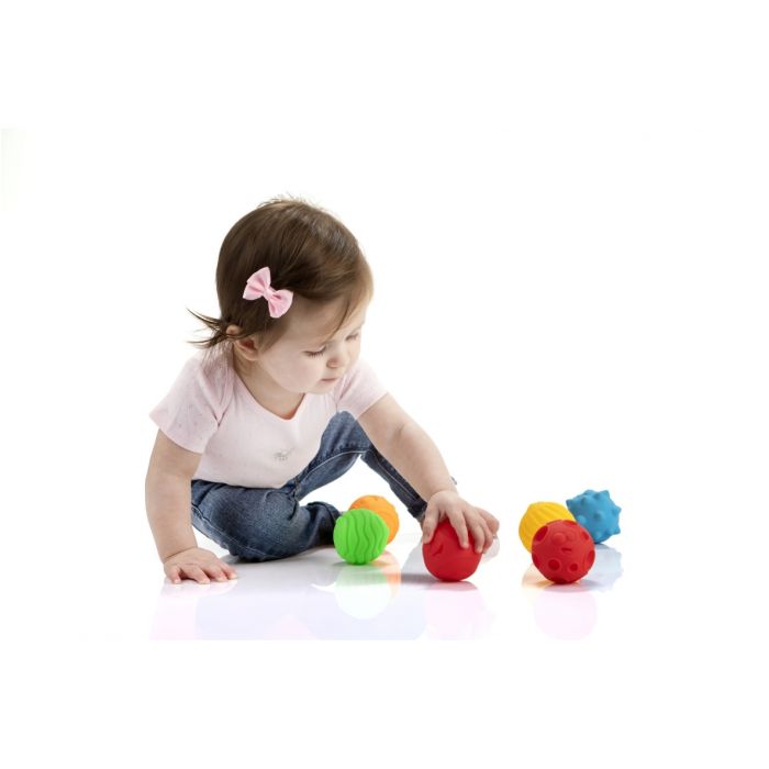 Kamuoliukai sensorikos vystymui "Faces" 6 vnt