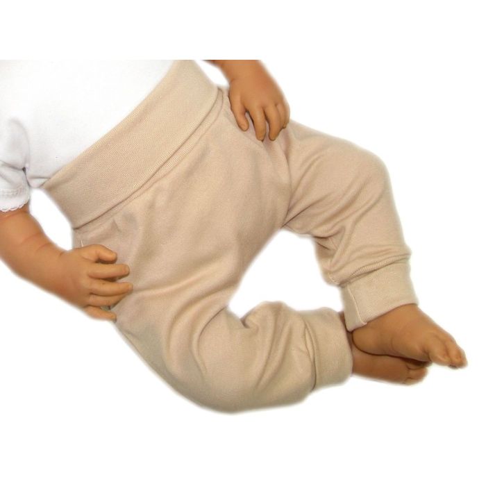 Kelnytės kūdikiui "Jersey" beige be pėdučių