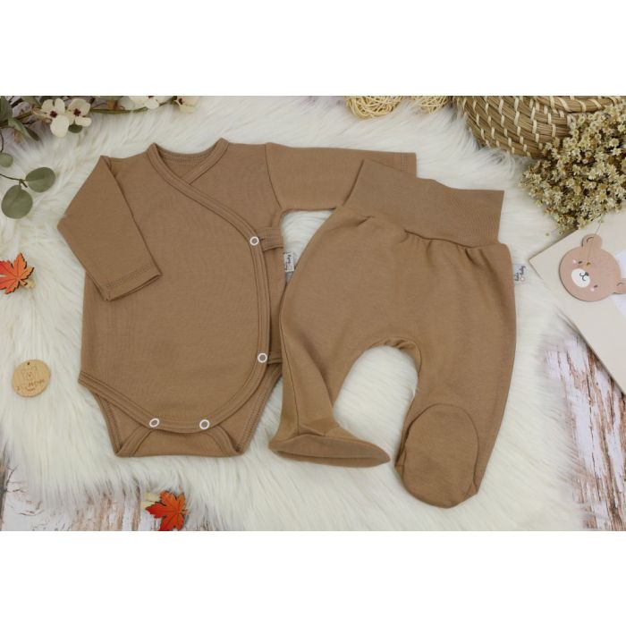 Drabužėliai kūdikiui "Blank coffee" 2 dalių