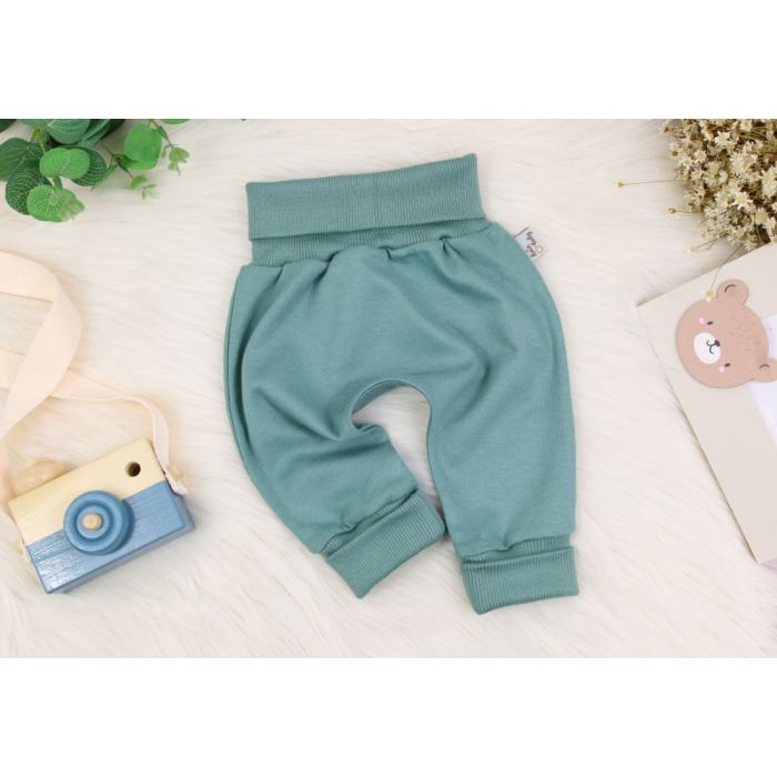 Drabužėliai kūdikiui "Blank baggi green" 2 dalių