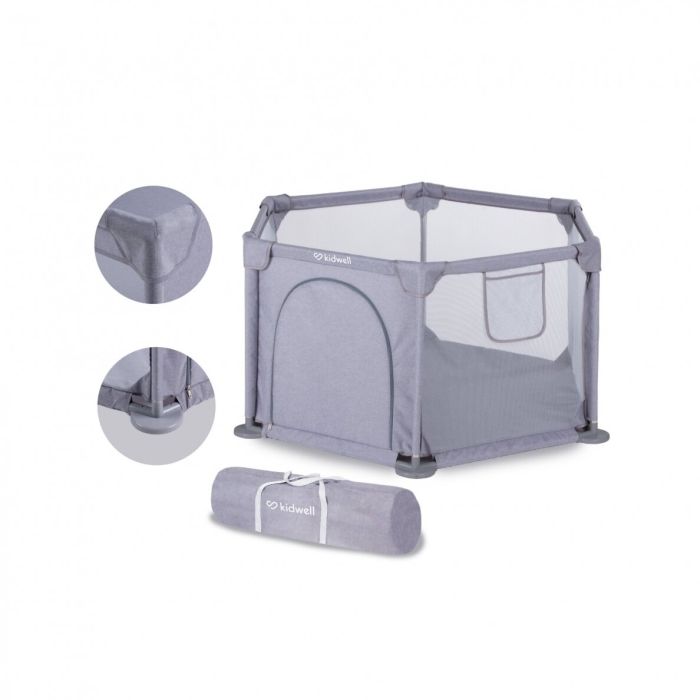 Kidwell Žaidimų aikštelė Fanko 120x120 cm  pilkos spalvos 