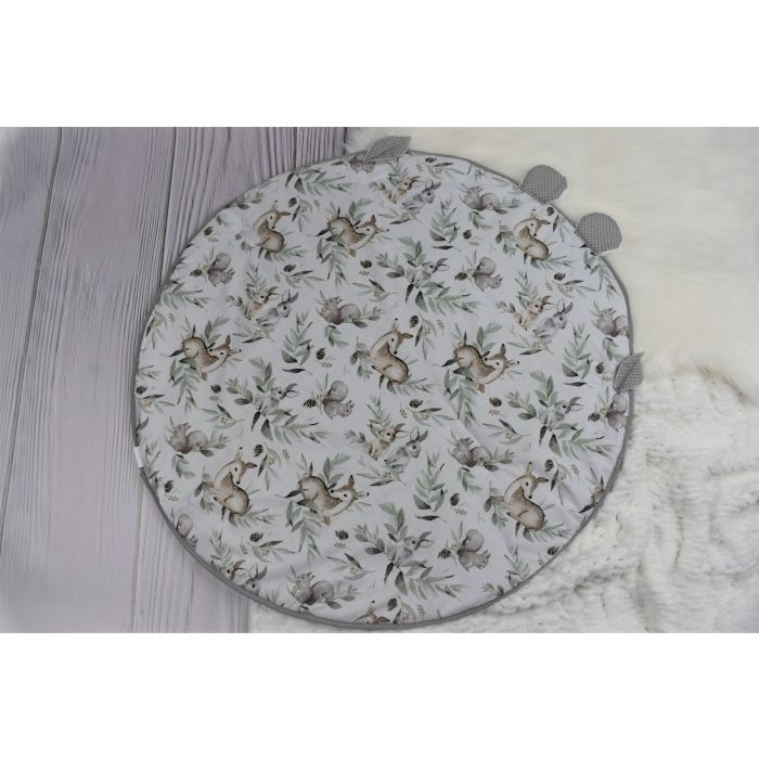 Vokelis - kilimėlis 2in1 kūdikiui "Deer" skersmuo 88 cm