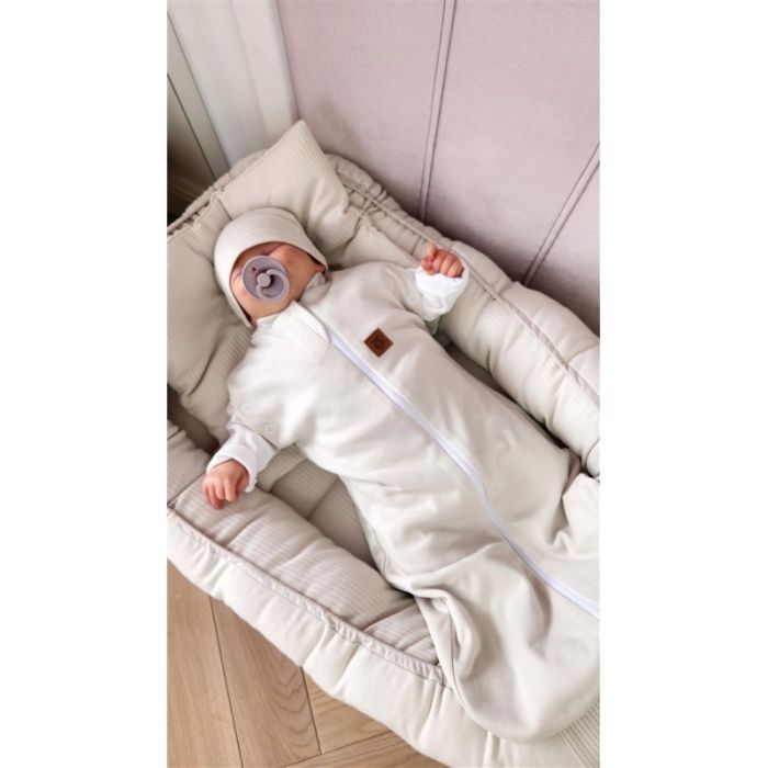 Vystyklas kokonas kūdikiui Teddy interlock super soft blue