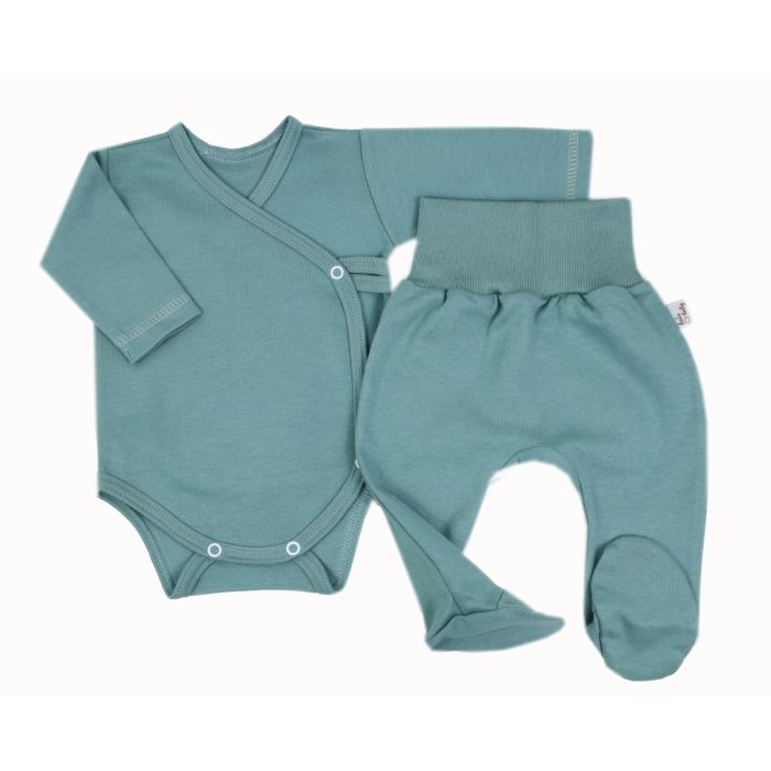 Drabužėliai kūdikiui "Blank green" 2 dalių