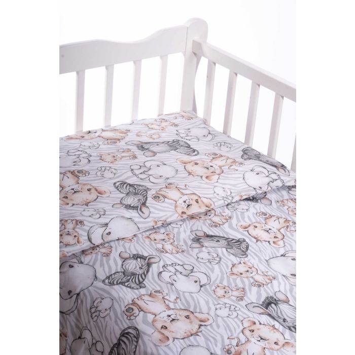 Užvalkalų komplektas 135x100 "Lion" baltos sp.