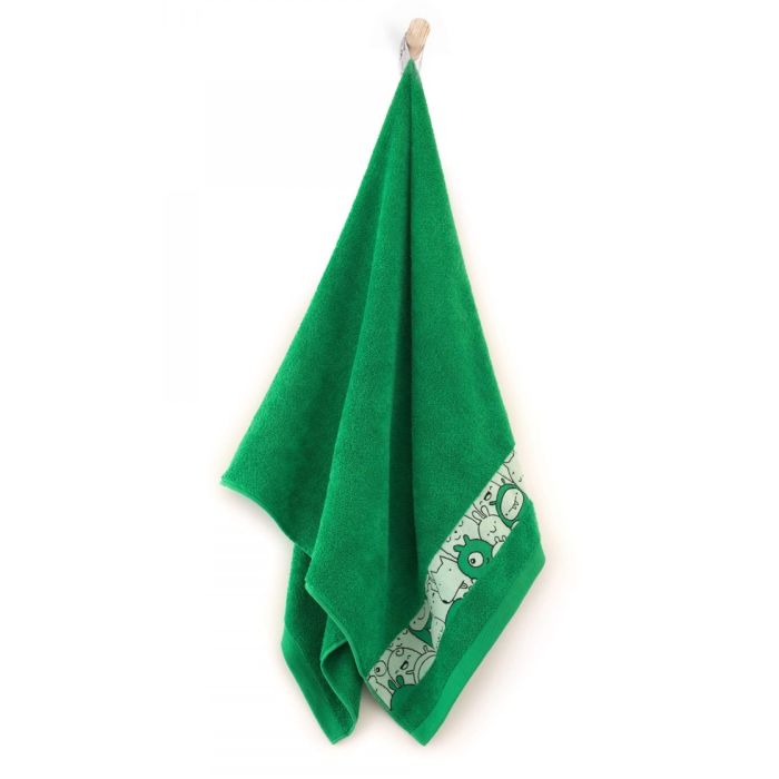 Rankšluostis "Happy faces" žalias