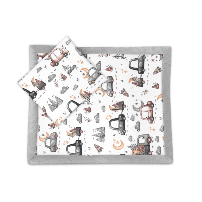 Pledas su pagalve kūdikiui  "On road grey" 