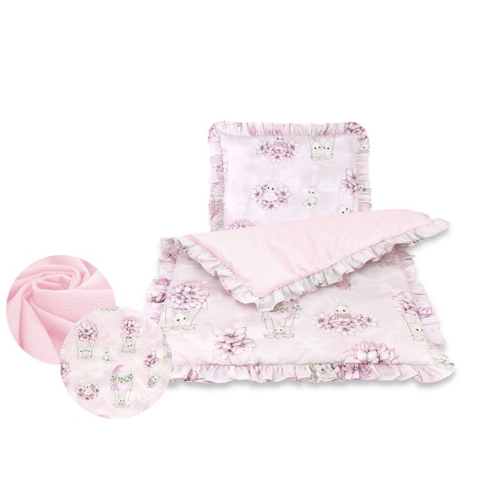 Pledas su pagalve kūdikiui  "Fly with me" I Komplektai vežimėliui