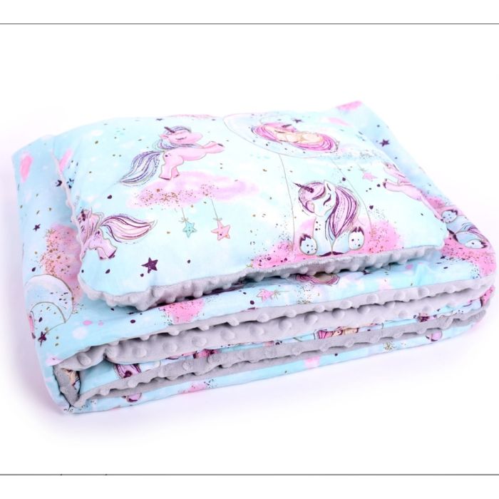 Pledukas ir pagalvė vežimėliui