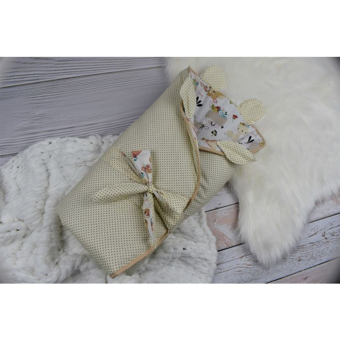 Vokelis - kilimėlis 2in1 kūdikiui "Best friends" skersmuo 88 cm