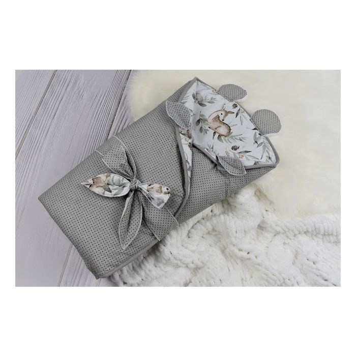 Vokelis - kilimėlis 2in1 kūdikiui "Deer" skersmuo 88 cm