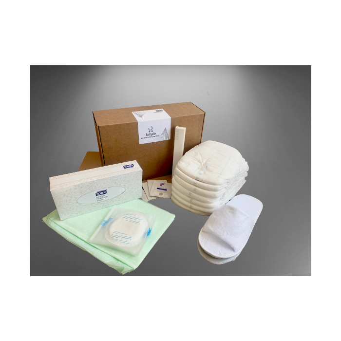 Gimdyvės rinkinys į ligoninę su sauskelnėmis "PANTS"