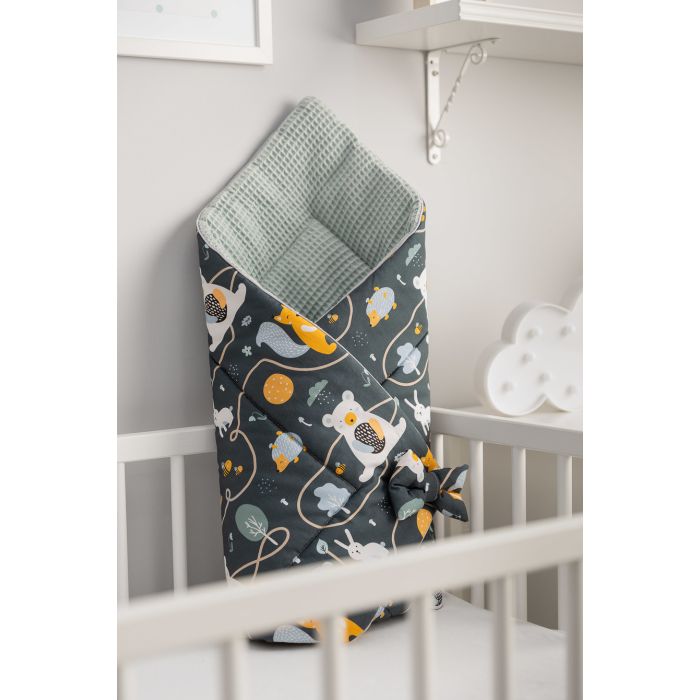 Dvipusis vokelis - pledukas kūdikiui "Paths" 