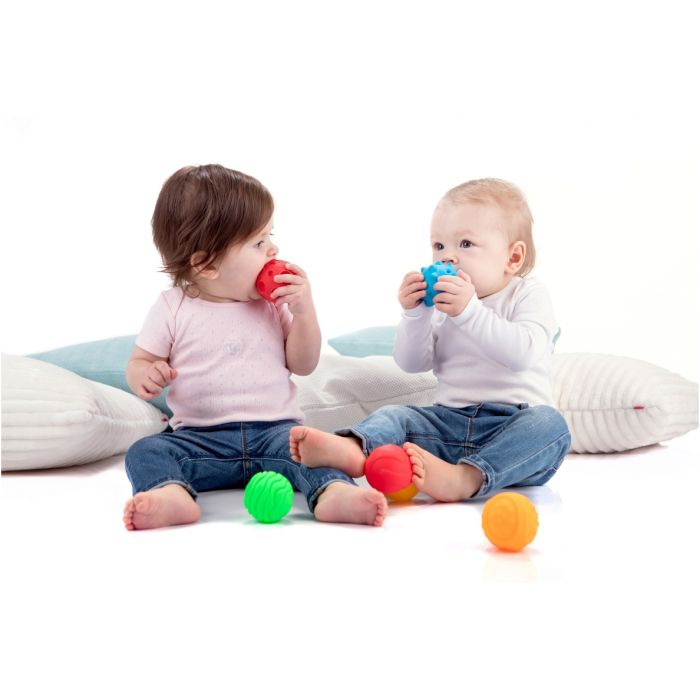 Kamuoliukai sensorikos vystymui "Faces" 6 vnt