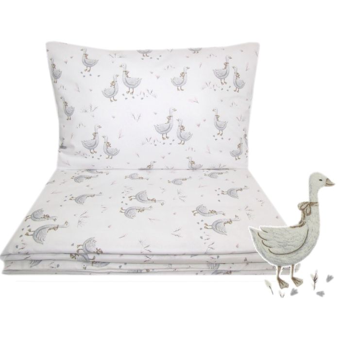 Patalynė kūdikio lopšiukui 80x70cm "Golden goose" pilkos spalvos internetu geresne kaina