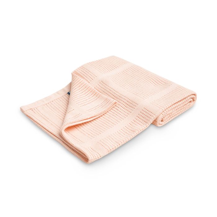 Kūdikio pledukas "Lulu light pink" 95x95 cm 