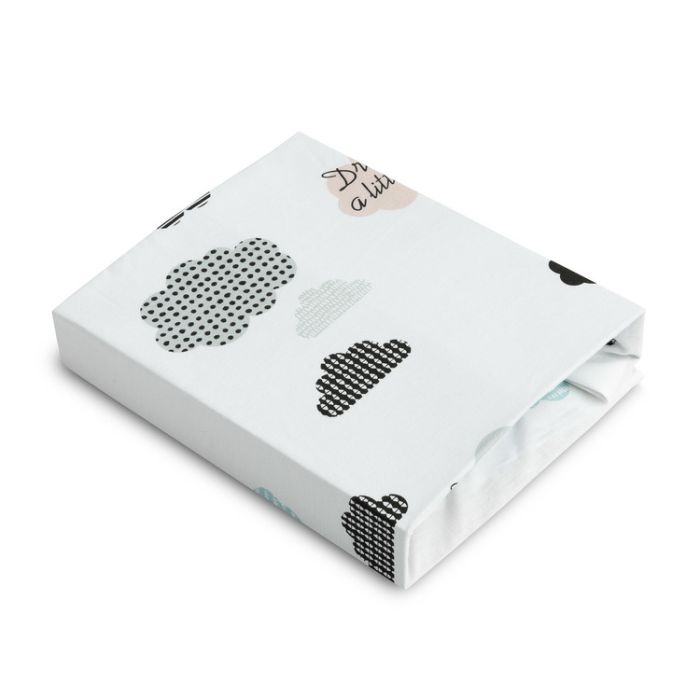 Paklodė su guma 120x60 "A little dream" - medvilninė