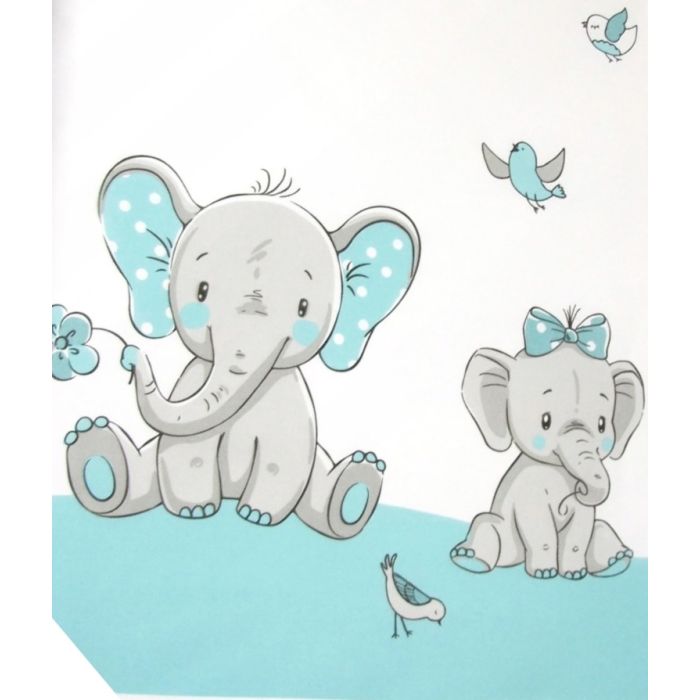 Paklodė su guma 120x60 "Friends" - medvilninė 