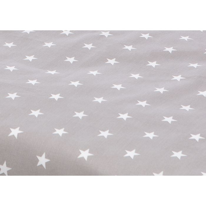Paklodė su guma 120x60 "Žvaigždutės" - medvilninė 