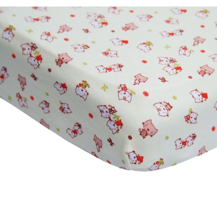 Paklodė su guma "Kitty"  120x60 BABYDO™