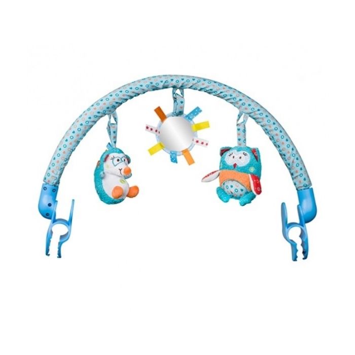 Žaislų lankas vežimėliui/kėdutei "Ežiukas ir draugai"