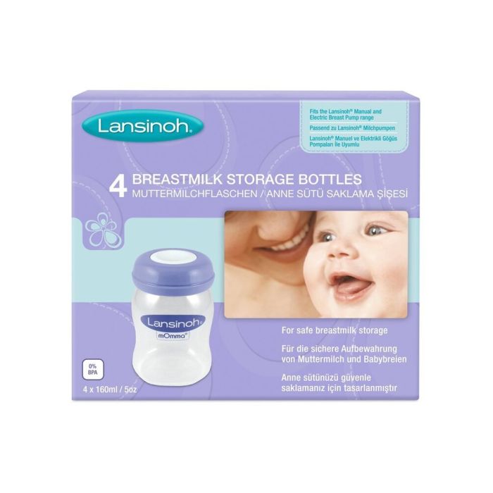 Lansinoh buteliukai pieno laikymui 4 vnt